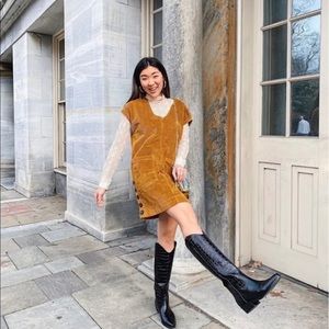 Madewell Corduroy Side-Button Shift Dress XXS